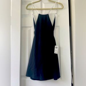 NWT XS Abercrombie black mini traveler dress